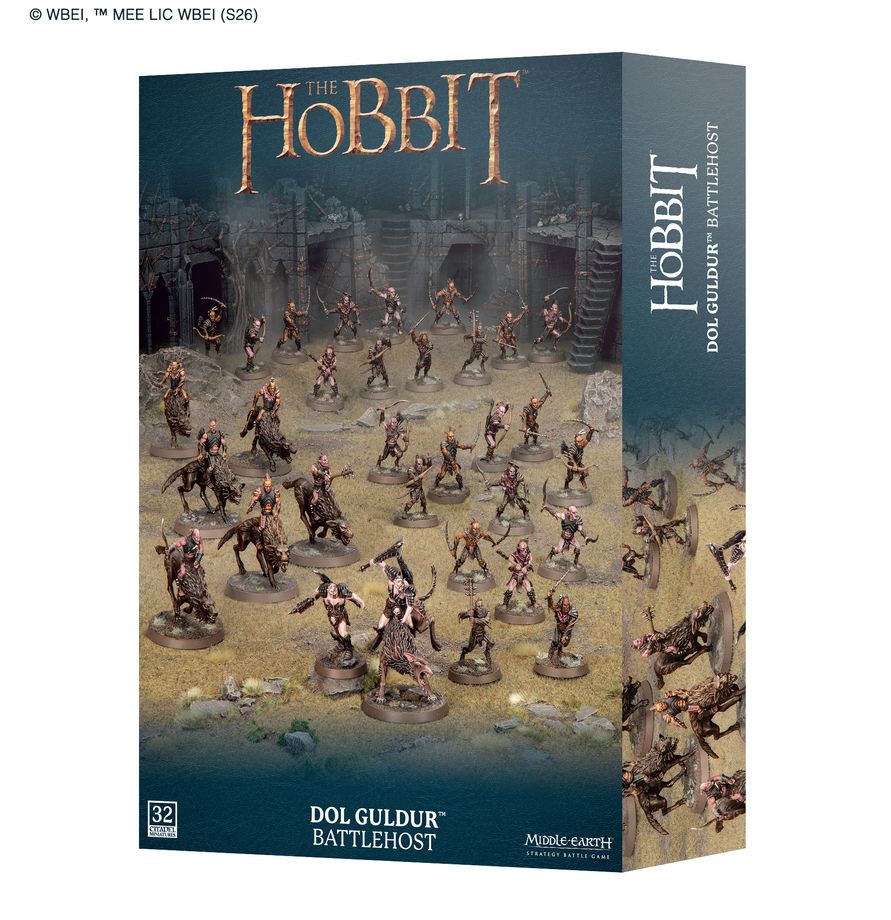 Découvrez la Middle-earth Dol Guldur Battelhost , une boite parfaite pour compléter ou commancer une armée d'orques de Dol Guldur