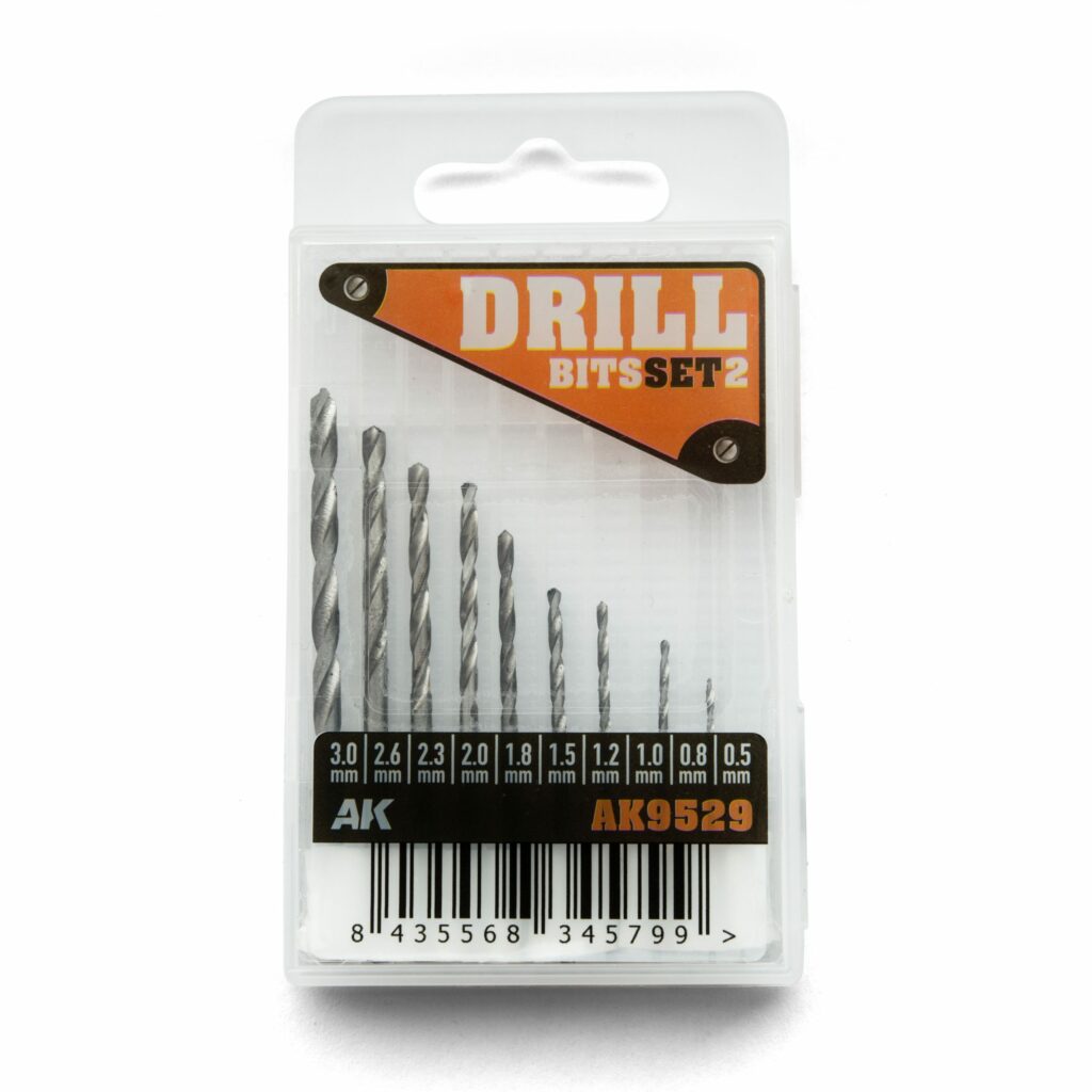 Découvrez les AK Drill Bits Set 1, un choix d'outils de base pour le modélisme pour tout débutants et confirmés dans la gamme AK 3G
