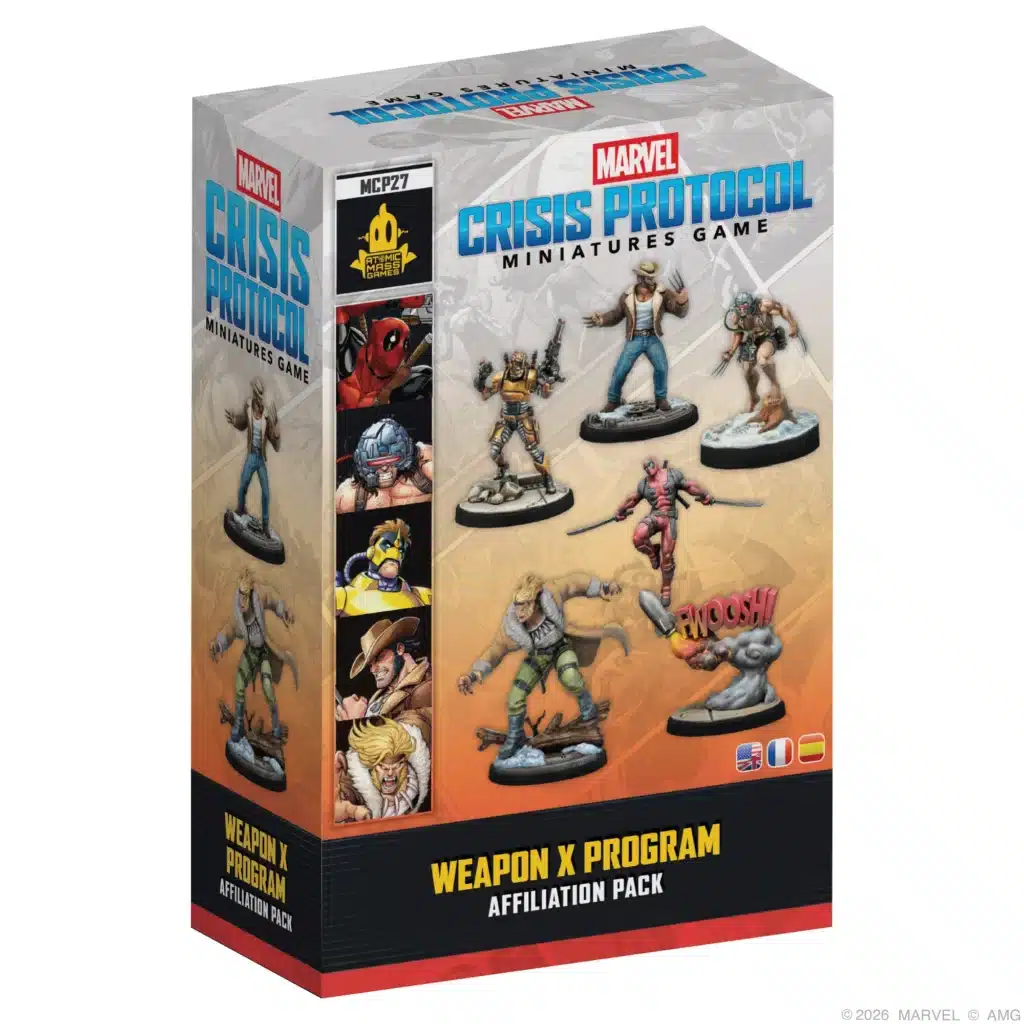 Marvel: Crisis Protocol – Weapon X Affiliation Pack contient les plus grands télépathes et télékinésistes de Marvel Crisis Protocol