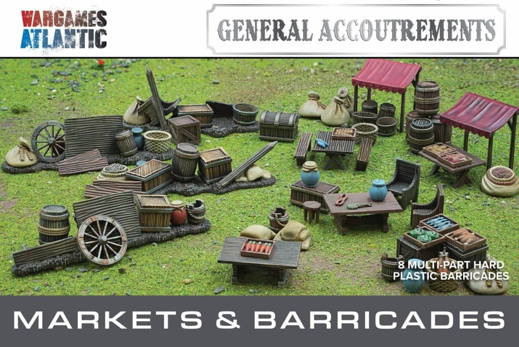 Guards of Traitor's Toll Markets & Barricades fait partie des sorties qui accompagne la nouvelle sortie du jeu d'escarmouche de grey forge