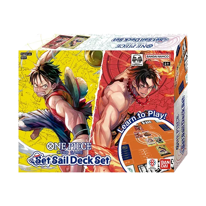 Découvrez le nouveau produit One Piece TCG :One Piece TCG : SD-01 Set sail VO un produit incontournable pour votre jeu de cartes favori