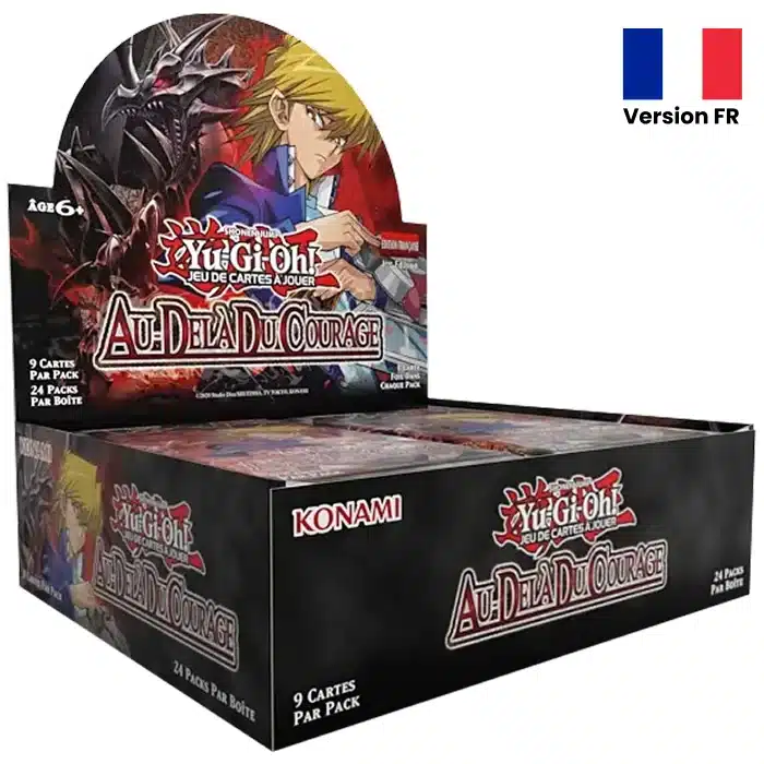 Yu-Gi-Oh! – Display – Au-delà du Courage – BETB – Boîte de 24 Boosters en français la nouvelle sortie pour le jeu de cartes mondialement connu Yu-gi-oh
