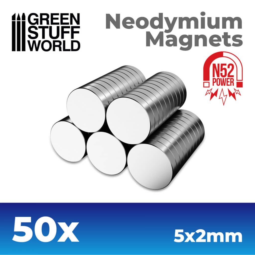 Green Stuff World Aimants Néodymes 5x2mm - 50 units (N52) fait partie des produits que nous avons selectionné chez Green Stuff World pour vous
