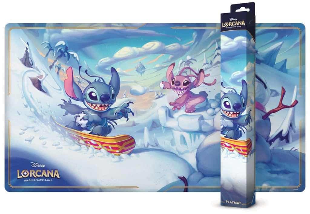 Disney Lorcana : Chapitre 14 : Tapis de jeu Stitch et Angel est un magnifique playmat à collectionner ou pour jouer à Lorcana TCG