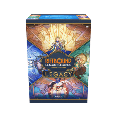 Découvrez la Riftbound: League of Legends TCG : Display Set 6 : Vault Bundle VO VO accompagnant de multiples autres produits