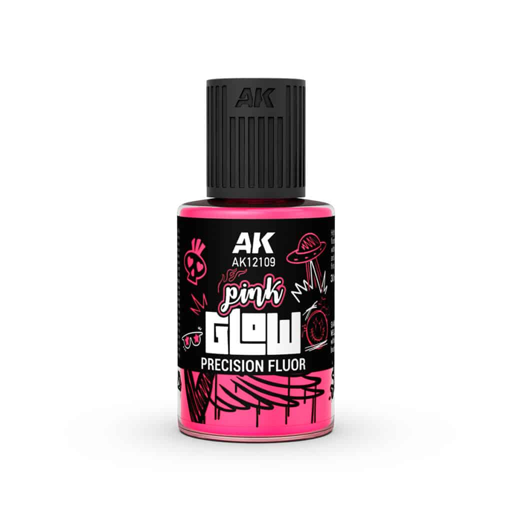 Maxireves a choisi pour vous cette nouvelle gamme, AK Pink Glow Precision Fluor pour avoir des effets lumineux intenses et précis