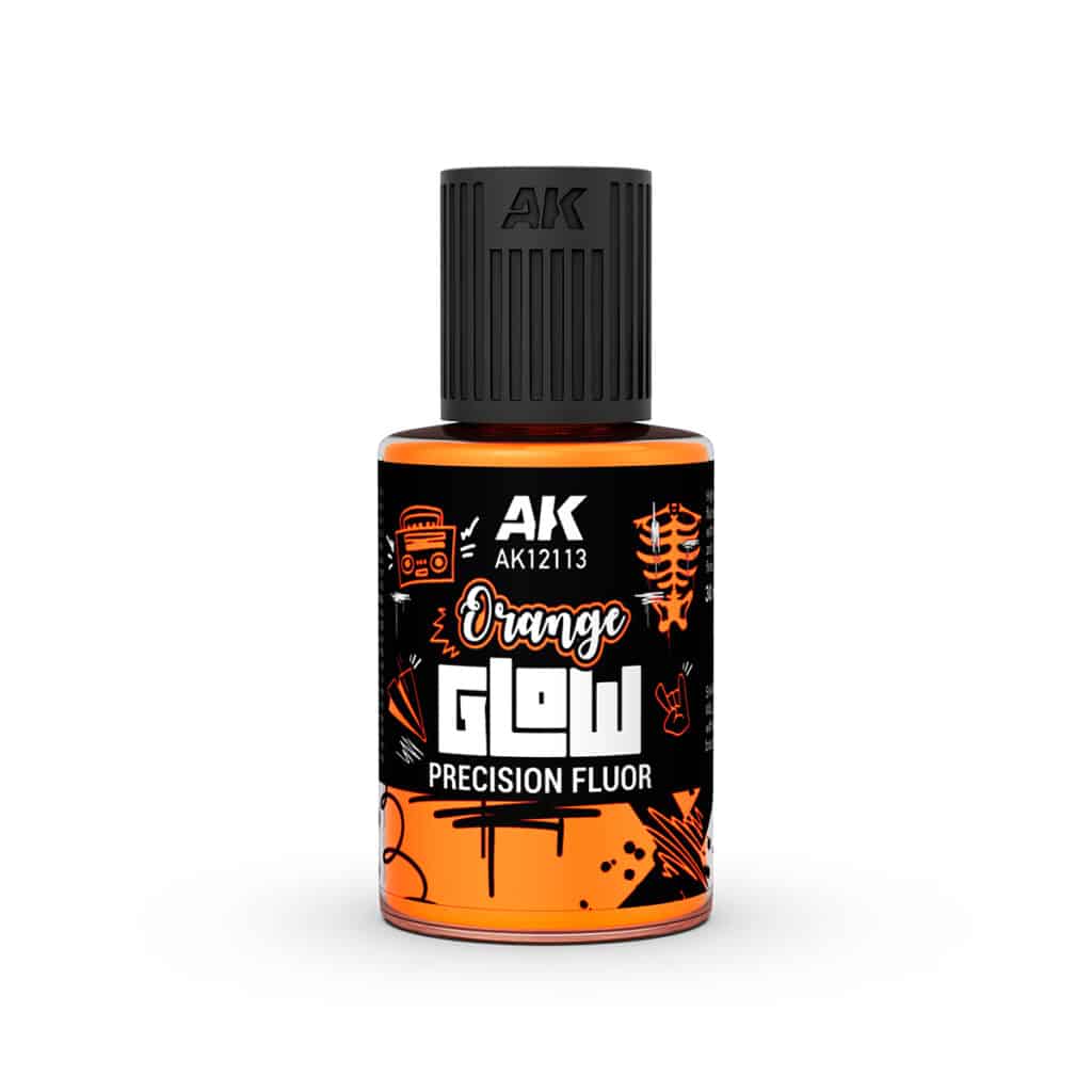 Maxireves a choisi pour vous cette nouvelle gamme, AK Orange Glow Precision Fluor pour avoir des effets lumineux intenses et précis