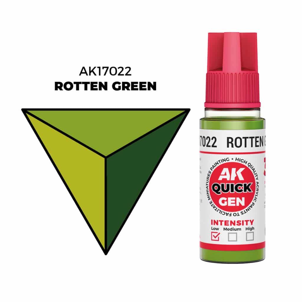 Maxireves a choisi pour vous cet nouveau set AK Quick Gen Rotten Green afin que vous puissiez découvrir la magnifique nouvelle gamme de contrast