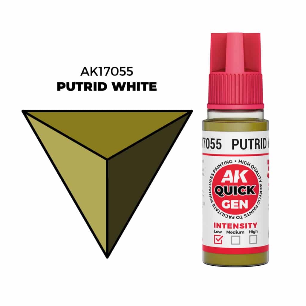 Maxireves a choisi pour vous cet nouveau set AK Quick Gen Putrid White afin que vous puissiez découvrir la magnifique nouvelle gamme de contrast