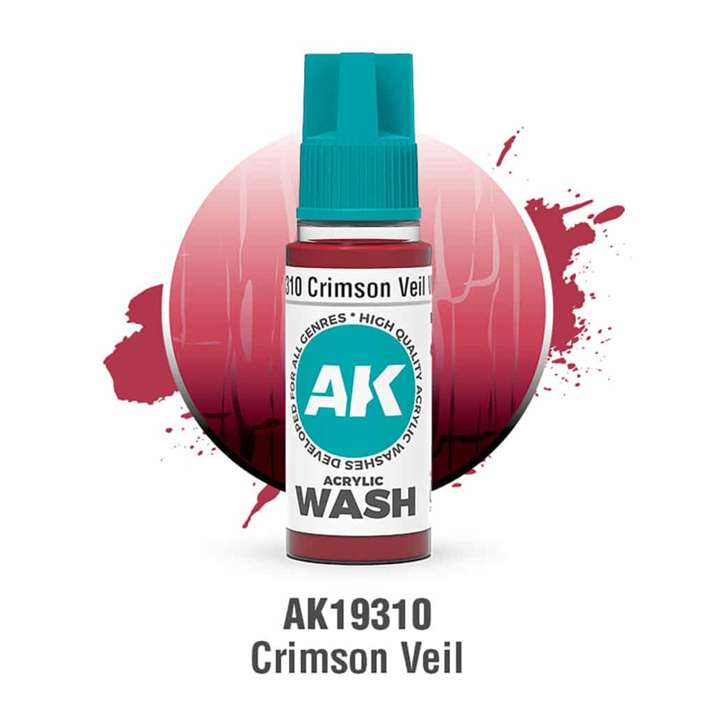 Maxireves a choisi pour vous cet nouveau set AK Crimson Veil – Acrylic Wash afin que vous puissiez découvrir la magnifique nouvelle gamme de Wash