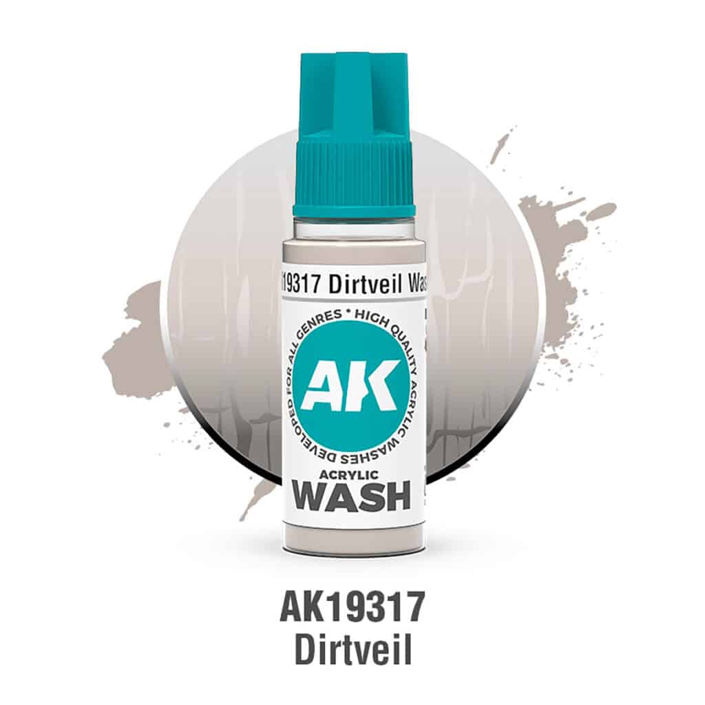 Maxireves a choisi pour vous cet nouveau set AK Dirtveil – Acrylic Wash afin que vous puissiez découvrir la magnifique nouvelle gamme de Wash