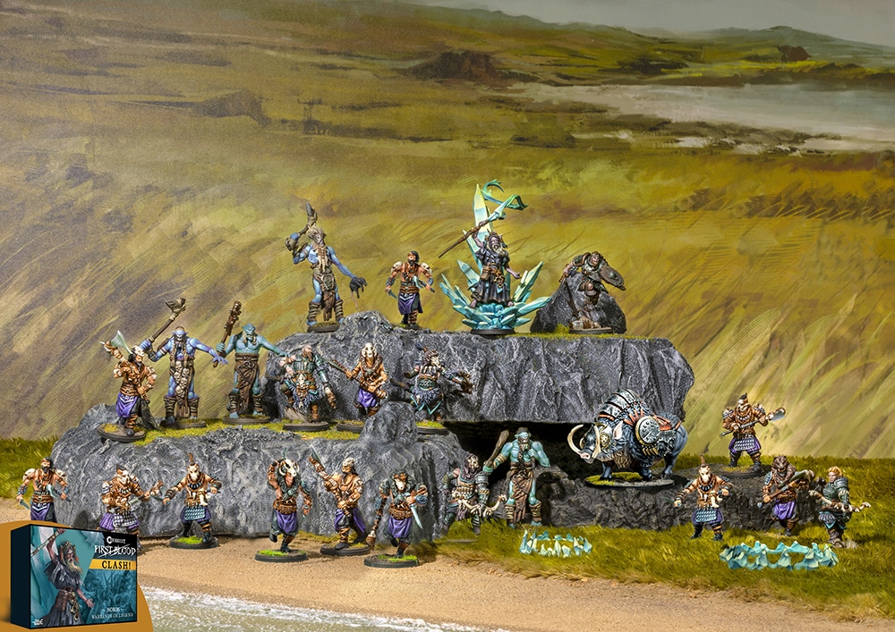 Conquest Nords – First Blood: Clash!!!! est la nouvelle boite de Para-bellum pour jouer à une nouvelle façon de jouer à conquest