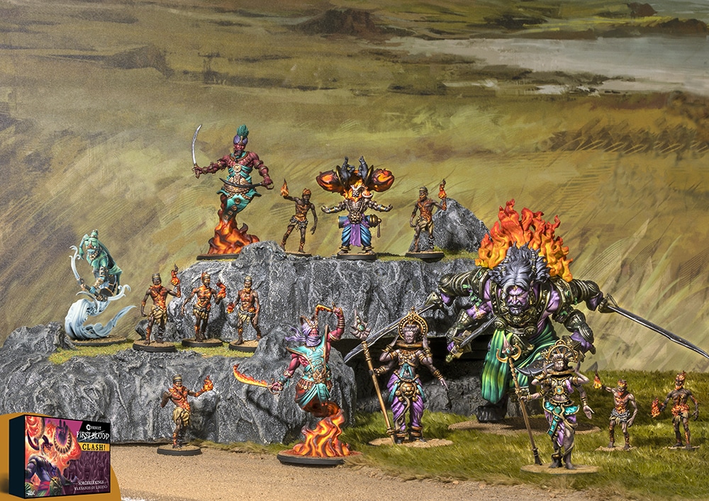 Conquest Sorcerer Kings First Blood : Clash !!! est la nouvelle boite de Para-bellum pour jouer à une nouvelle façon de jouer à conquest