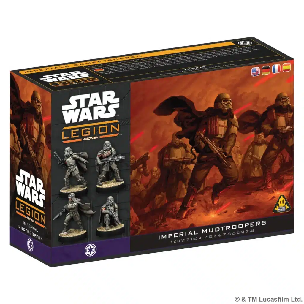 Découvrez une nouvelle unité pour les armées de l'empire sur Mimban dans Star Wars Legion , avec Star Wars: Legion – Imperial Mud Troopers