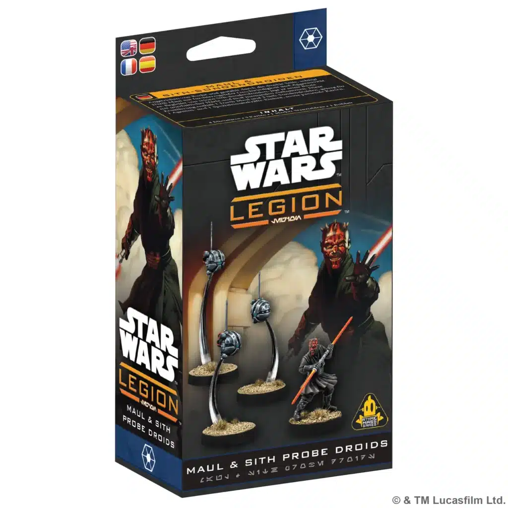 Découvrez une nouvelle unité pour les armées de l'empire sur Mimban dans Star Wars Legion , avec Star Wars: Legion -Darth Maul & Sith Probe Operative