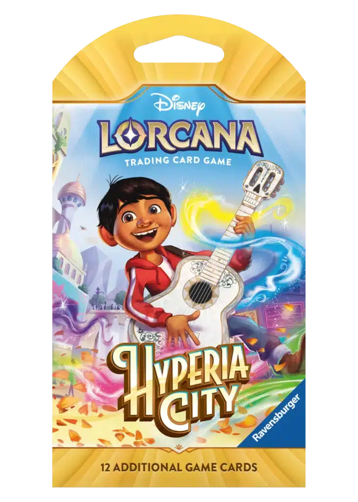 Disney Lorcana : Carton de 48 Boosters Blister Hyperia City FR est un excellent moyen de collectionner ce chapitre avec ses nouveaux mécanismes de jeu