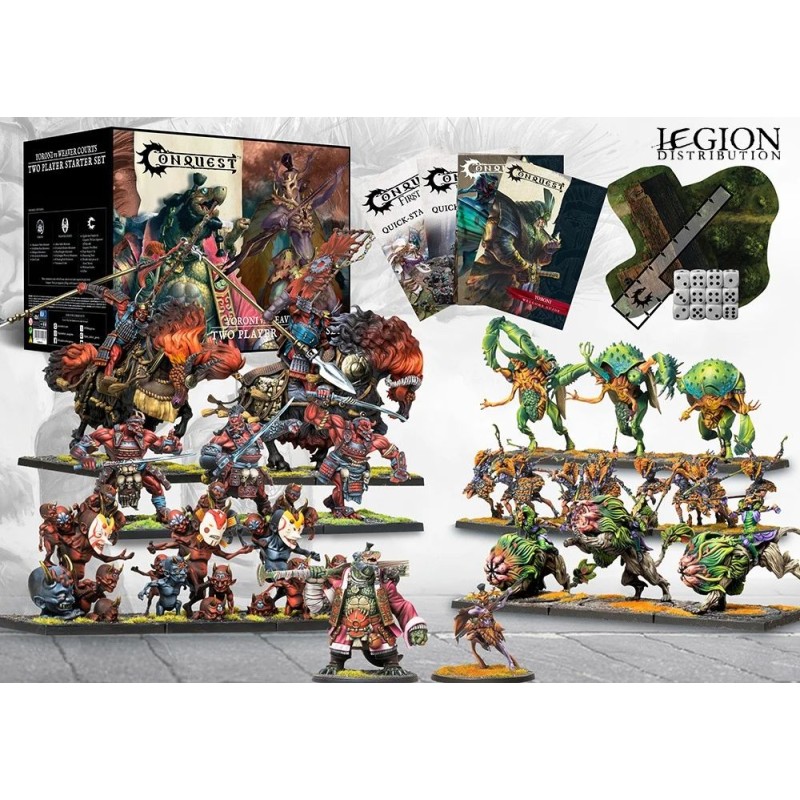 Conquest Starter 2 joueurs : Yoroni / Weaver Courts est une armée pour conquest the last argument of kings le jeu de figurine de Parabellum