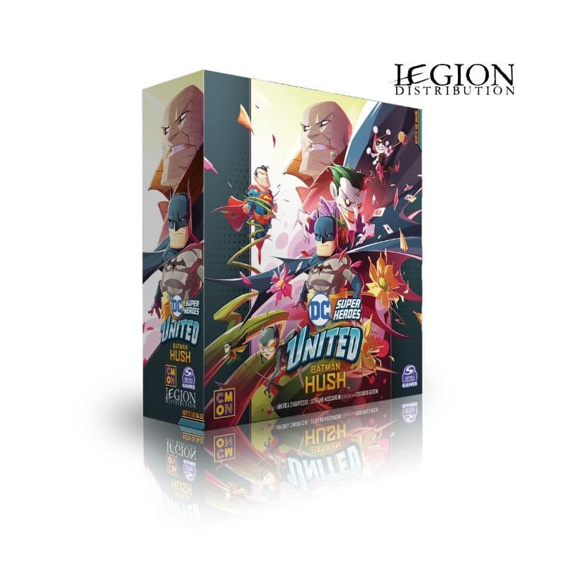 DC United Super Heroes- Batman Hush Boite de Base est un nouveau jeu de plateau inspiré du celebre jeu de figurines du même nom