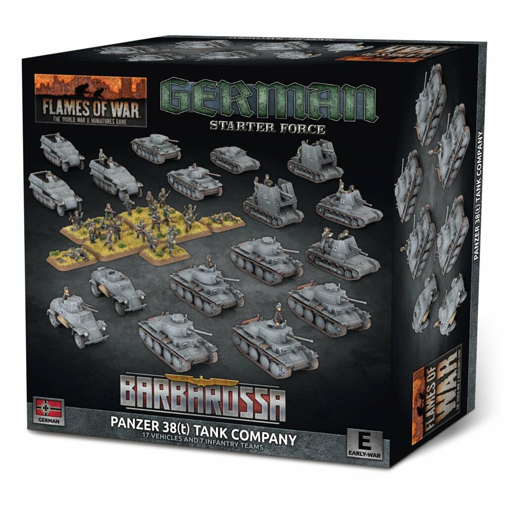 Flames of War Moscow - German Panzer 38(t) Tank Company fait partie des nouveautées de cette superbe sortie si chère aux français de Flames of War Early War