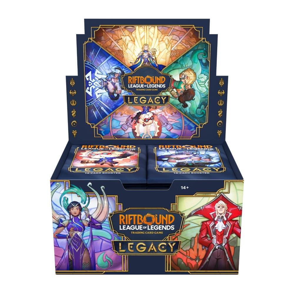 Découvrez la Riftbound: League of Legends TCG : Display Set 5 : Legacy VO accompagnant de multiples autres produits
