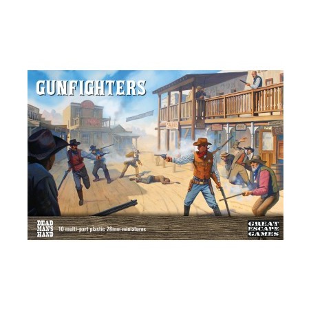 Dead Man’s Hand - Gunfighters Plastique est une extension pour le starter traduit en VF grâce à Legion Distribution, un jeu d'escarmouche dans l'univers western