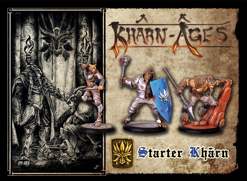 découvrez Kharn-Age : Starter Khârn , une des figurines emblématique de la faction des Kharn pour le jeu Kharn-Age de TGCM , nos amis du Nord de la France