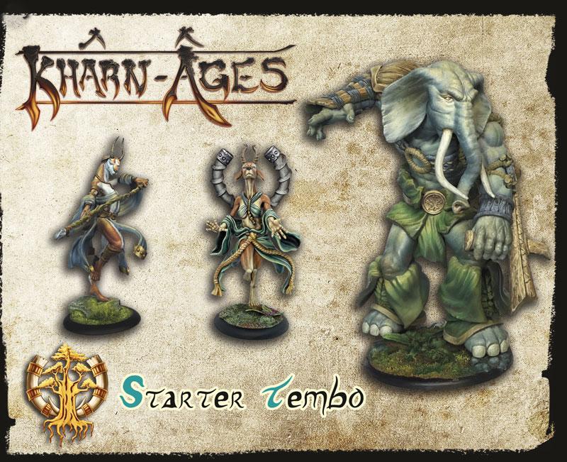 découvrez Kharn-Age : Starter Tembos , une des figurines emblématique de la faction des Tembos pour le jeu Kharn-Age de TGCM