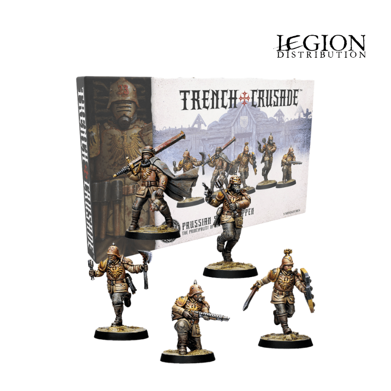 Trench Crusade : The Prussian Stosstruppen est un excellent moyen de demarrer l'armée prussienne et combattre dans les tranchées