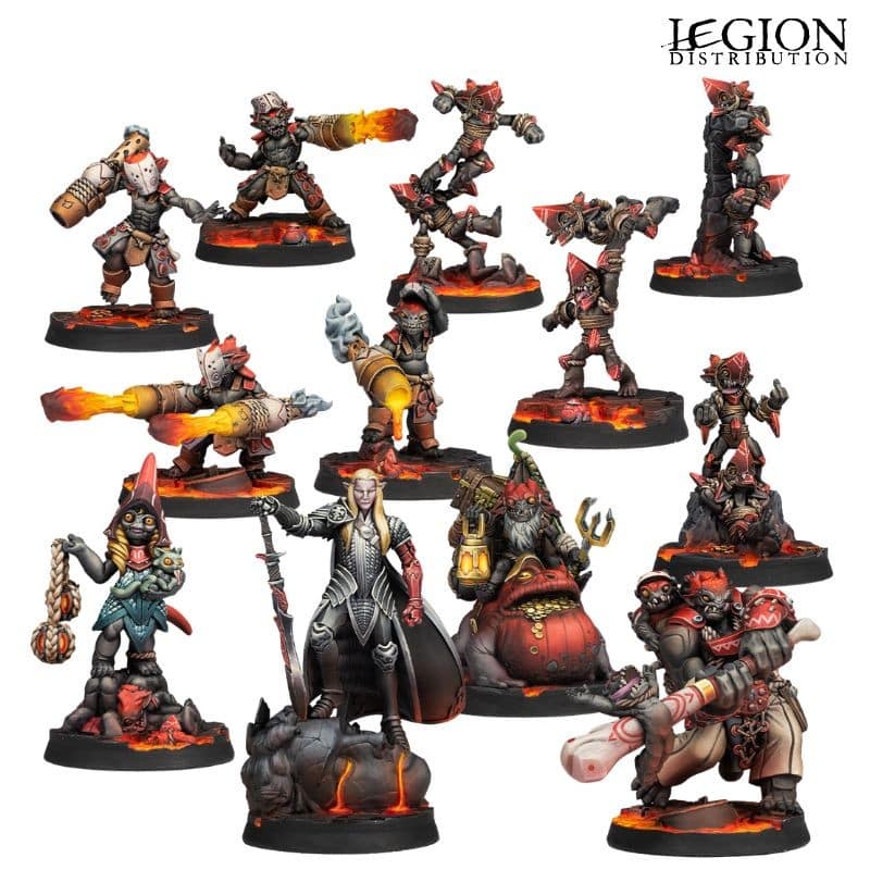 Warcrow Red Caps Action Pack fait partie d'une des nouvelles boites qui accompagnent la sortie de la nouvelle armée pour warcrow : les Red Caps