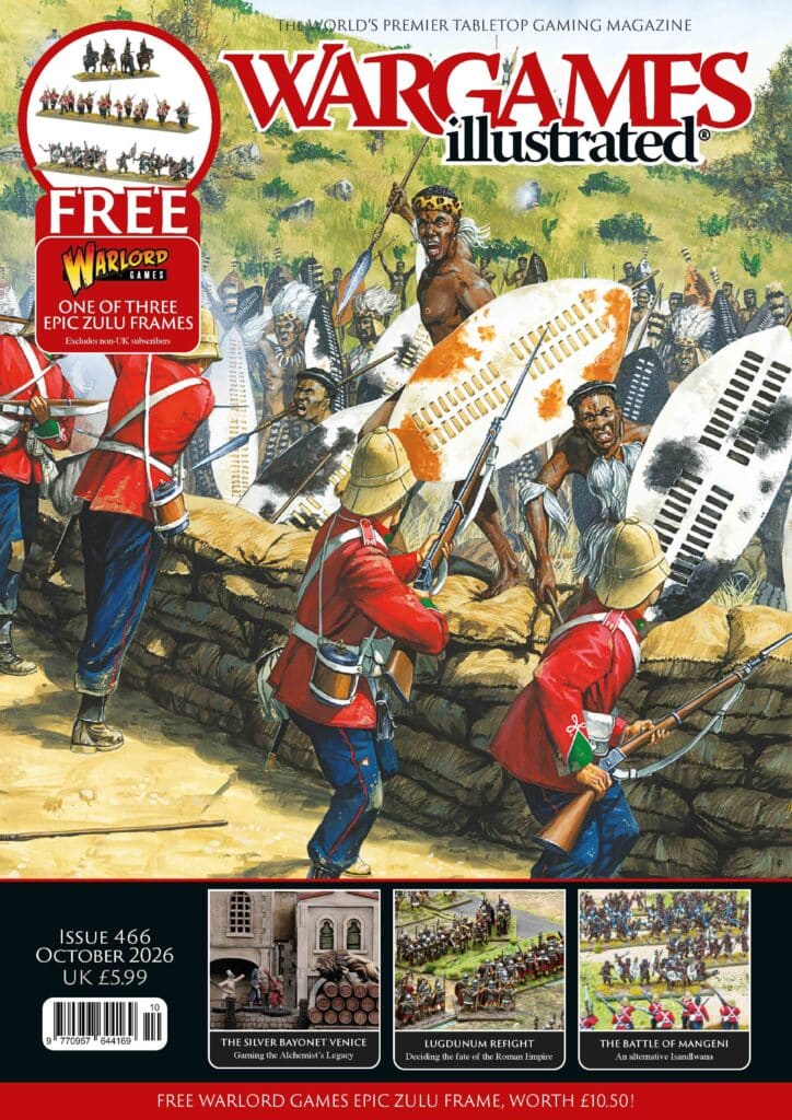 Découvrez le Wargames Illustrated 466 Octobre 2026 avec encore plein de figurines et scenarios pour votre plus grand plaisir