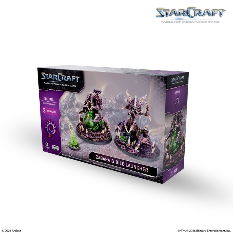 Découvrez Starcraft : Zerg Hero Expansion Set: Zagara est une extension du trés attendu Starcraft l'adaptation en figurines du célébre jeu vidéo